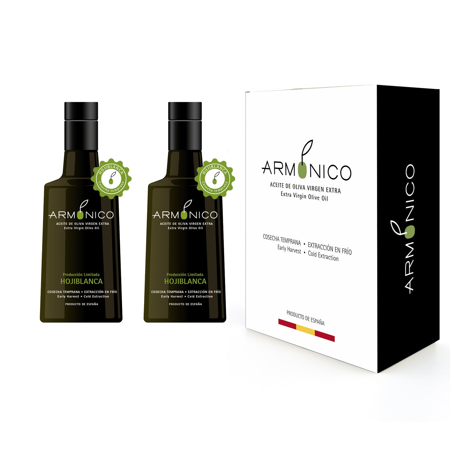 Pack 2 Bottles EVOO Premium - Early Harvest 500 ml